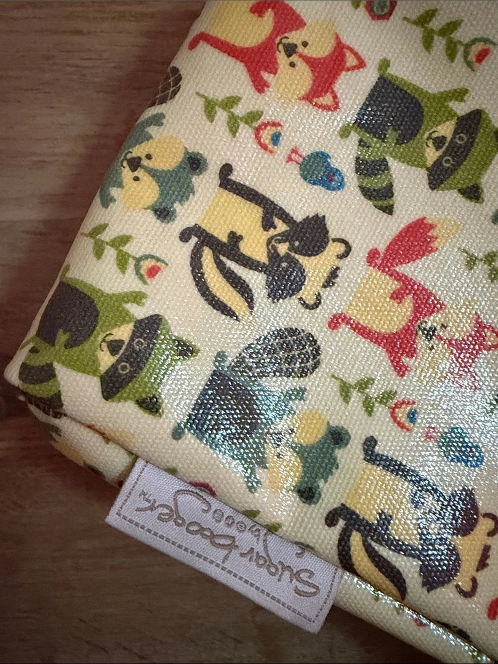 Sugar Booger Woodland Friends Lunch Bag - Yellow